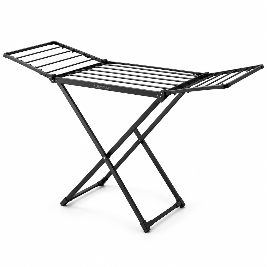 Quveliaas™ Folding Laundry Drying Rack | Spacious Drying Space with Metal Frame image 3