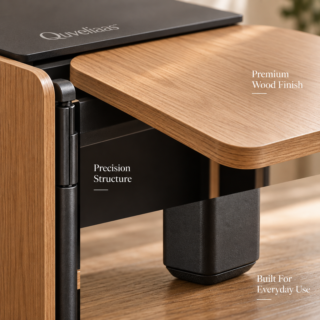 Quveliaas™ Fold-Out Pet Storage Cabinet | Extending Tabletop with Organized Shelves image 5